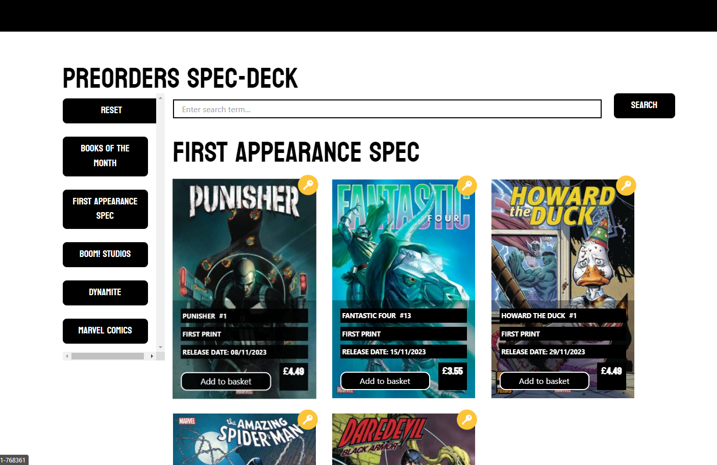 fantasy road spec deck