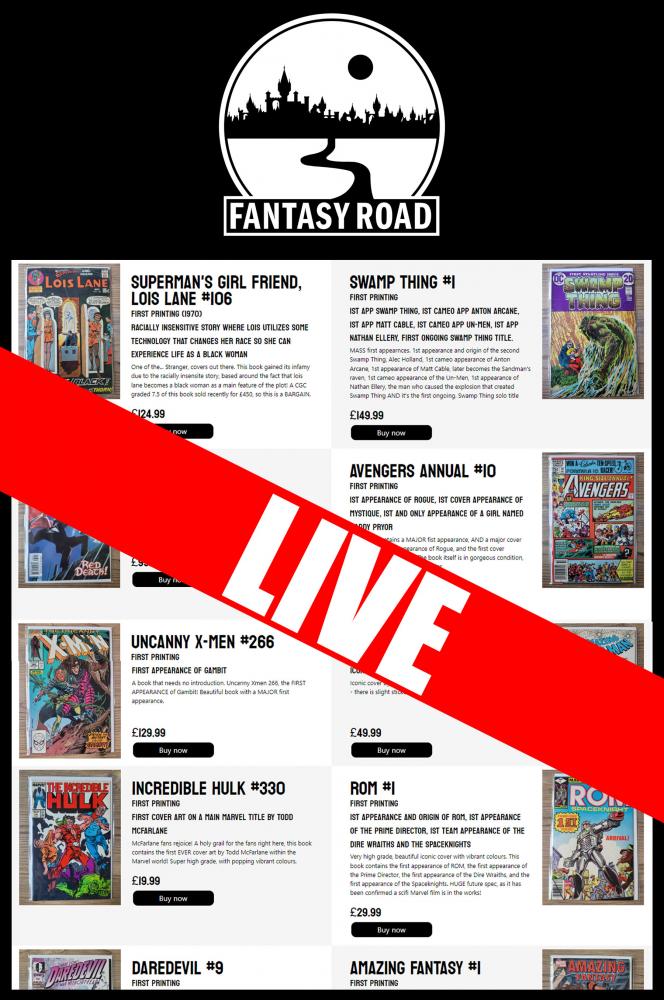 Introducing the Fantasy Road Key Showcase! - Fantasy Road - Got comic books to sell? we are always buying!