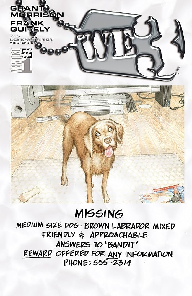 WE3 - An Indie masterpiece, review by Binary's Books!