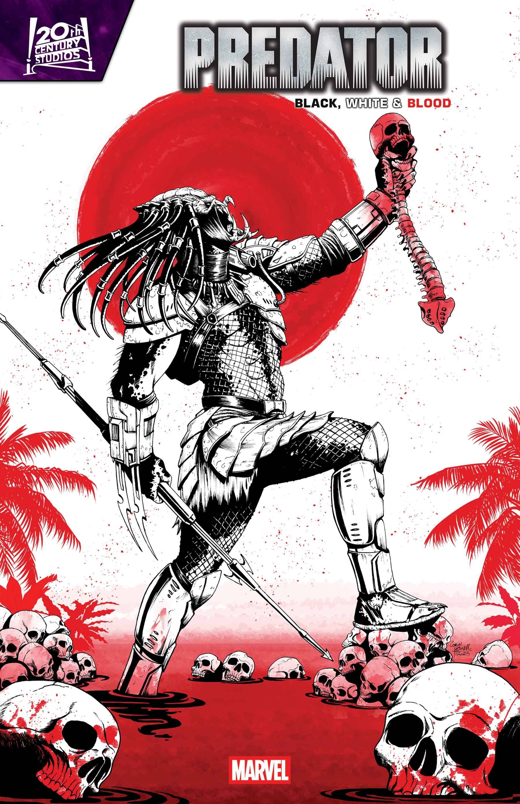 PREDATOR BLACK WHITE & BLOOD