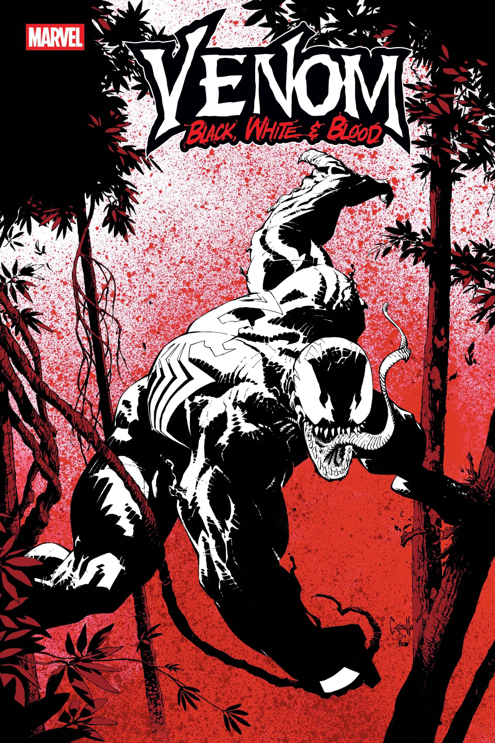 VENOM BLACK WHITE & BLOOD
