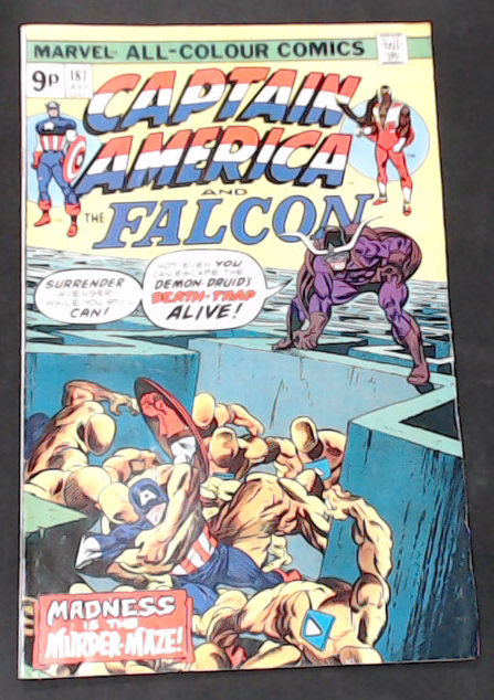 Captain America #187 (1975) - UK Edition Mid