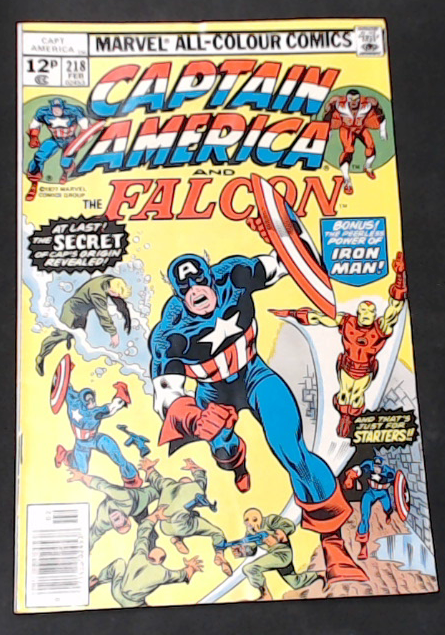 Captain America #218 (1978) - UK Edition High