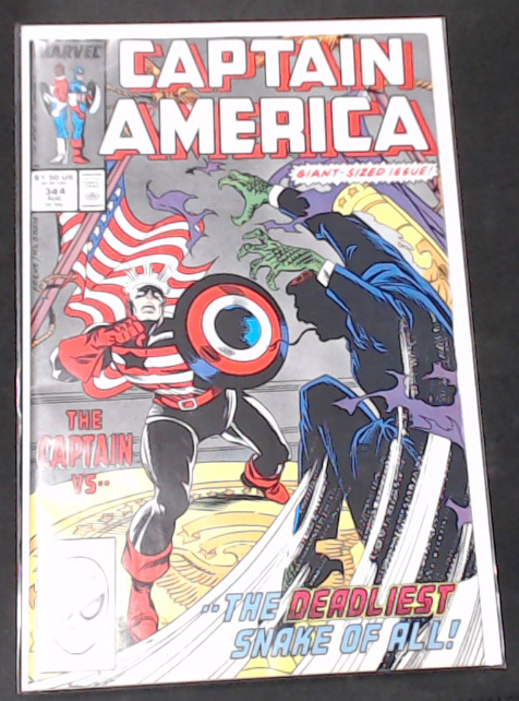 Captain America #344 (1988) - Direct Edition VF