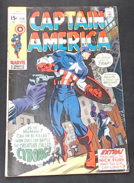 Captain America #124 (1970) - Direct Edition