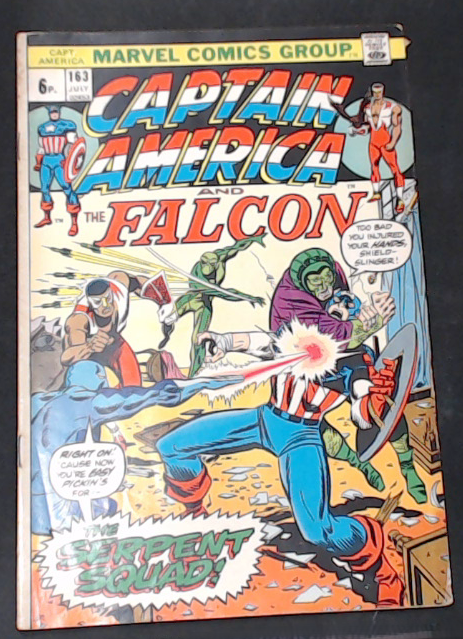 Captain America #163 (1973) - UK Edition Mid