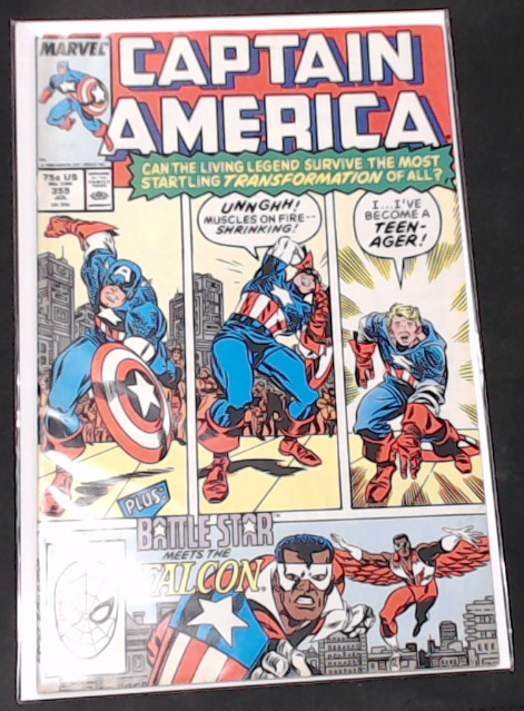 Captain America #355 (1989) - Direct Edition VF