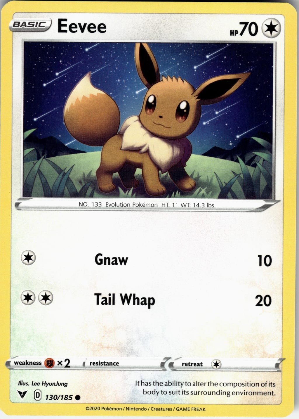 Eevee Common Vivid Voltage 130/185 NM
