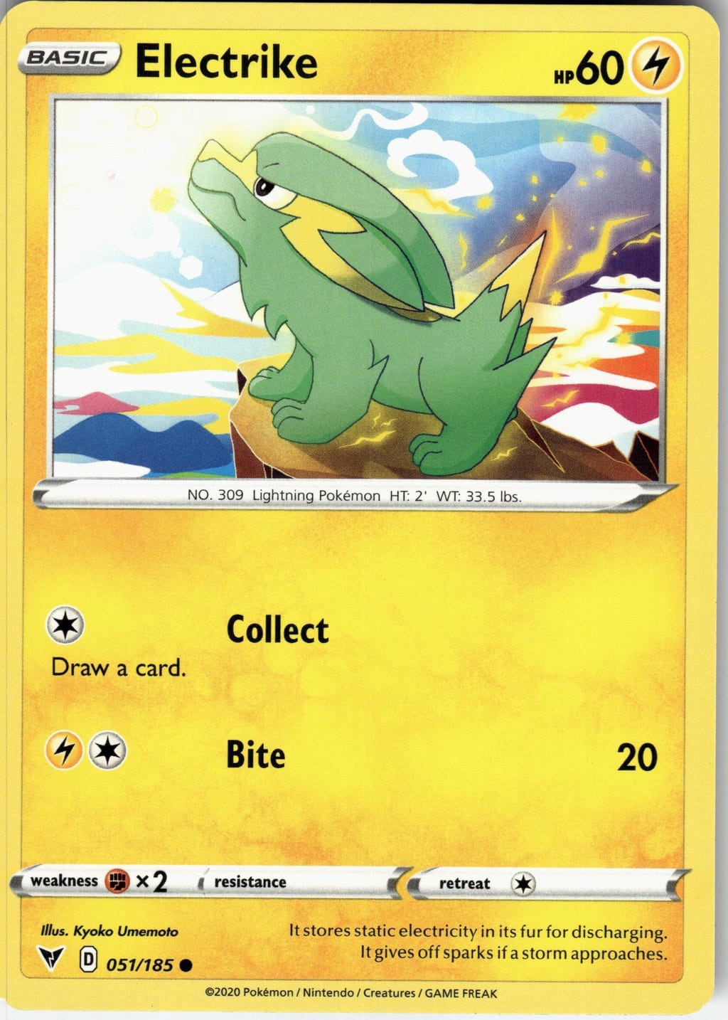 Electrike Common Vivid Voltage 051/185 NM