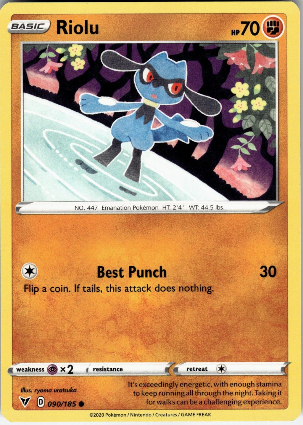 Riolu Common Vivid Voltage 090/185 NM