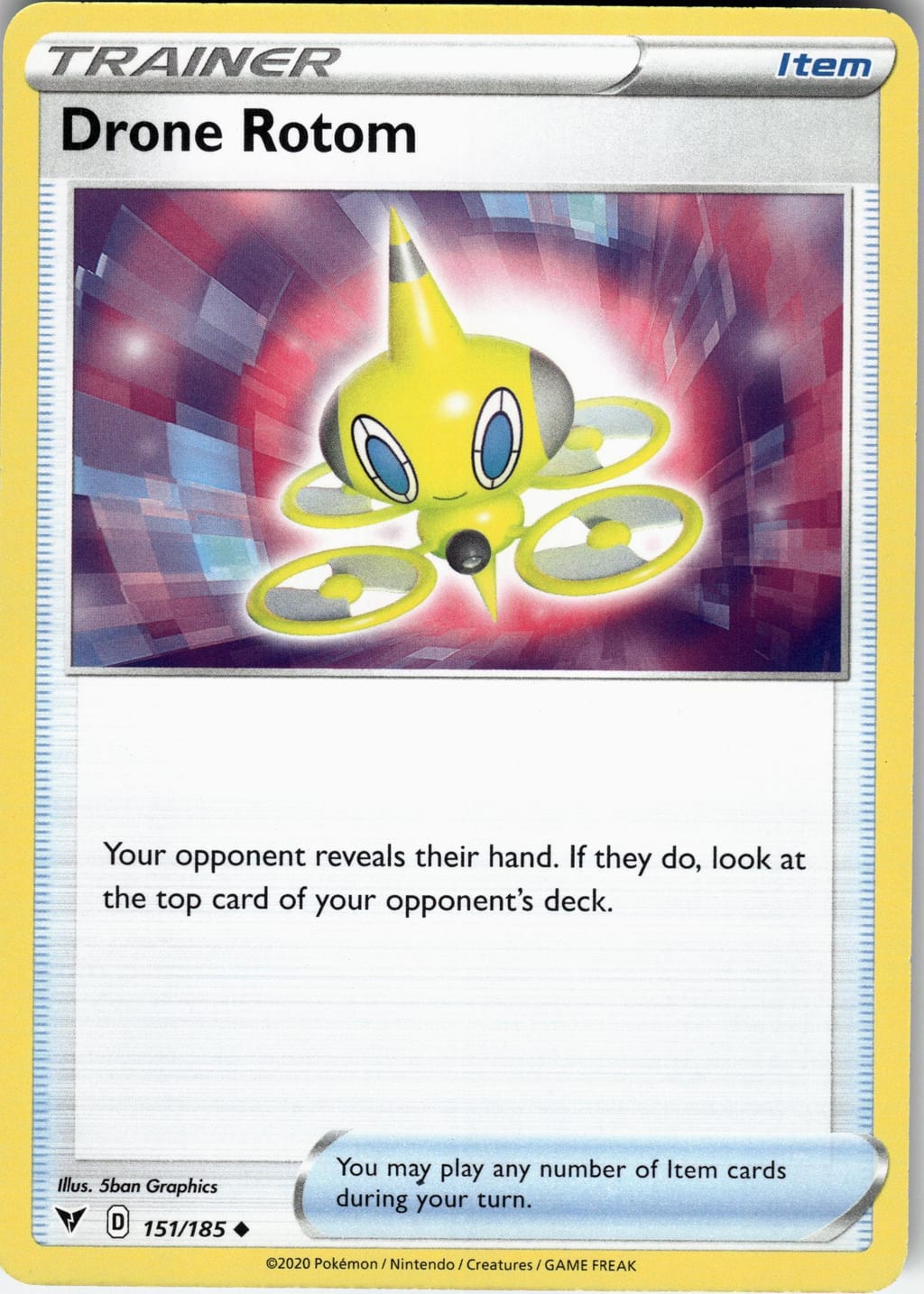 Drone Rotom Uncommon Vivid Voltage 151/185 NM