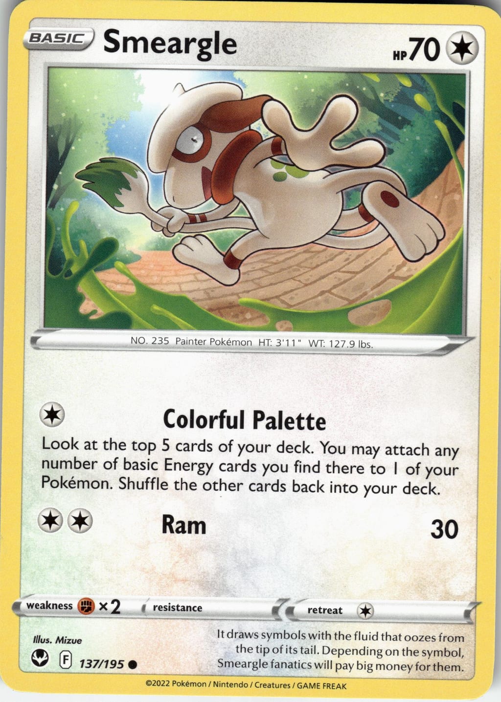 Smeargle Common Lost Origin 137/195 NM