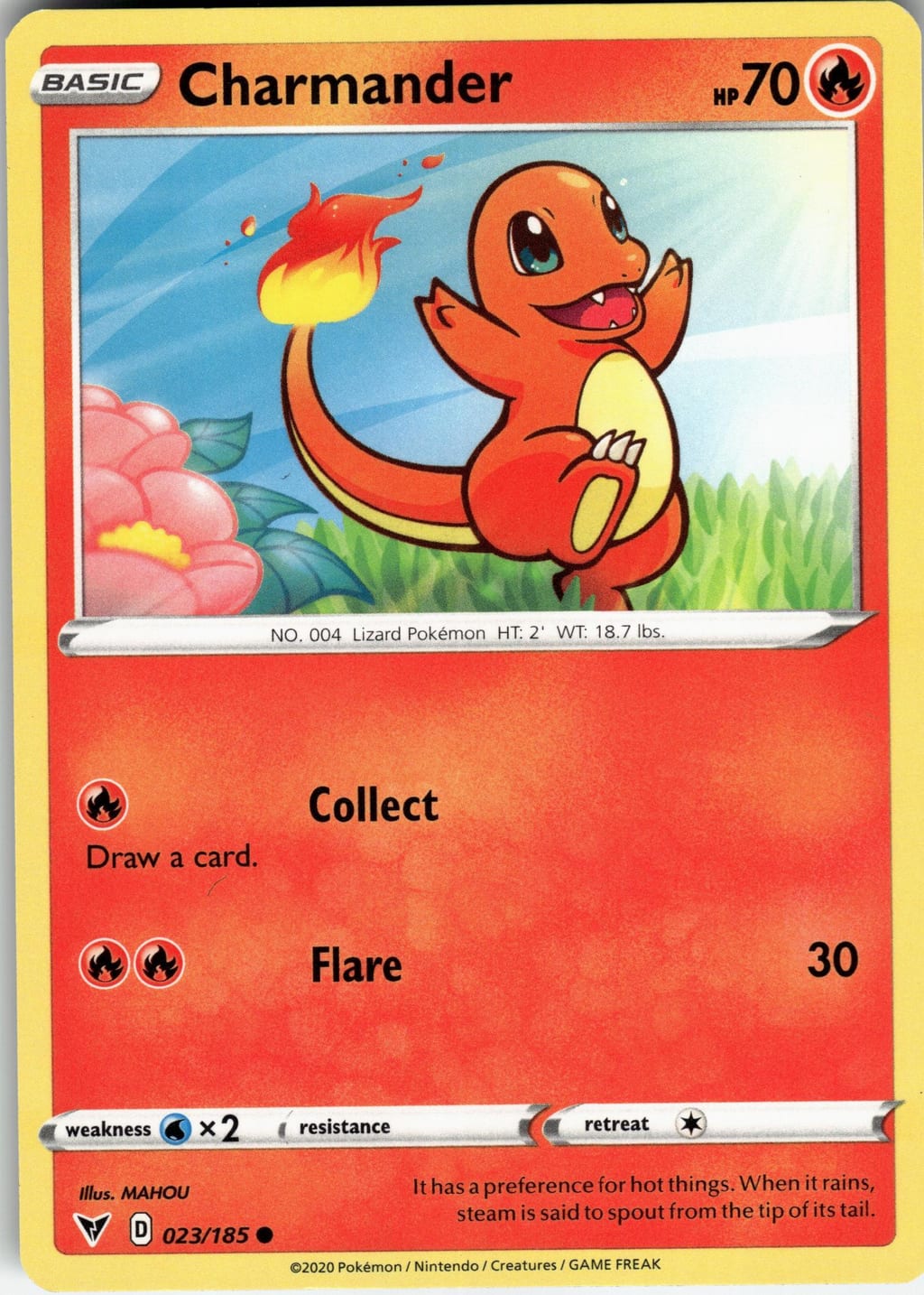 Charmander Common Vivid Voltage 023/185 NM