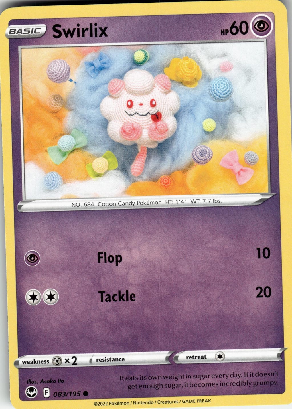 Swirlix Common Silver Tempest 083/195 NM