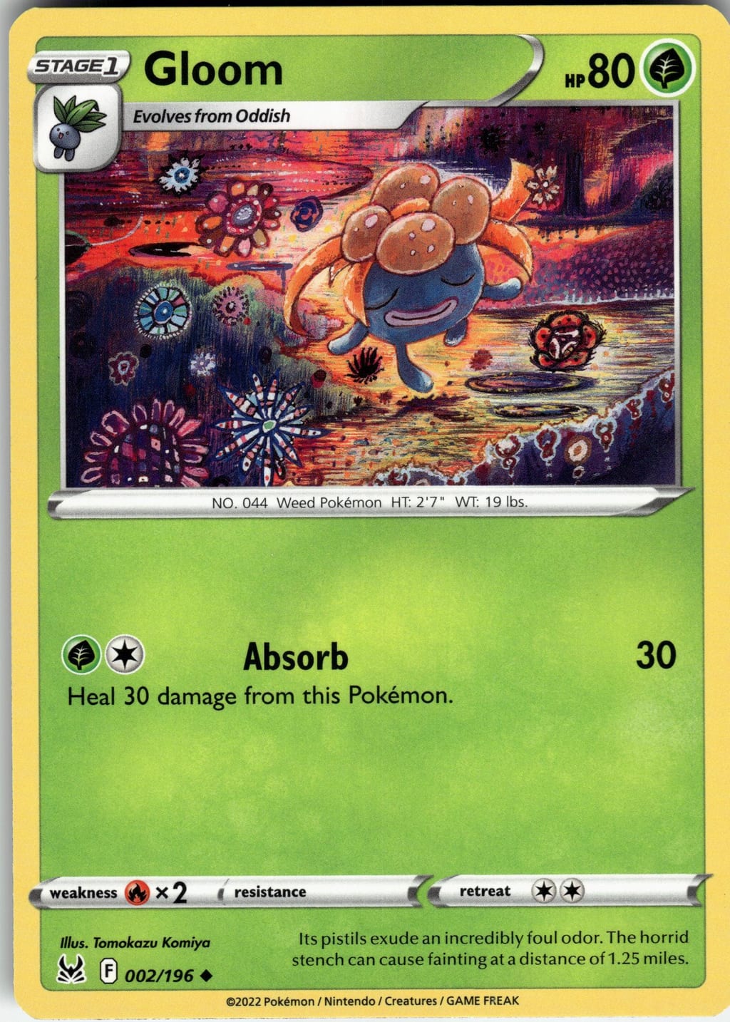 Gloom Uncommon Silver Tempest 002/196 NM