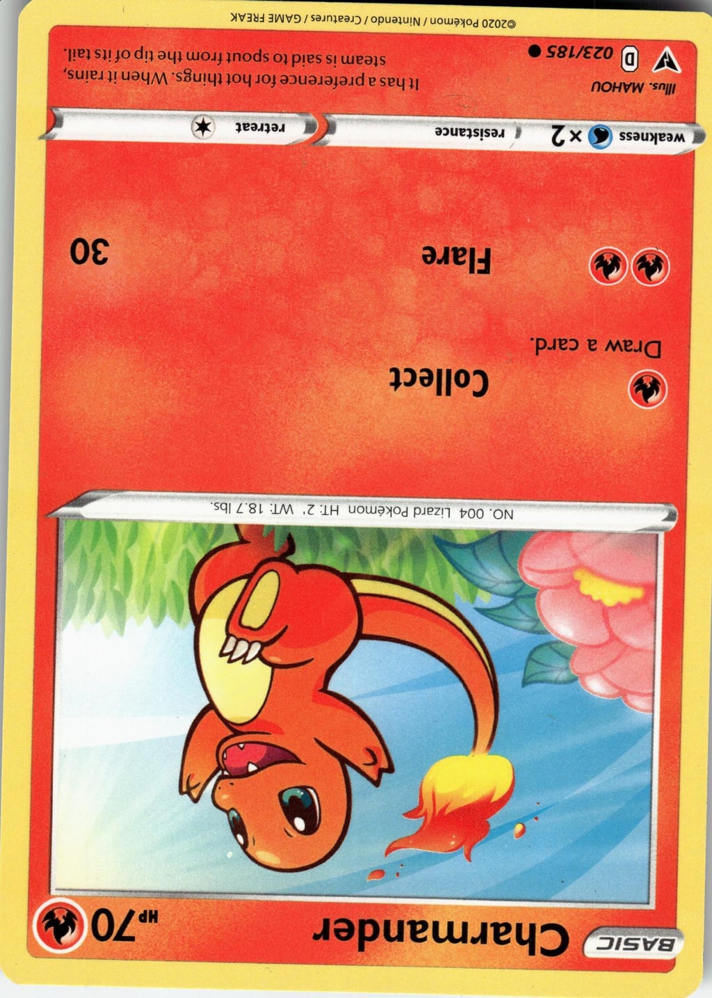 Charmander Common Vivid Voltage 003/185 NM