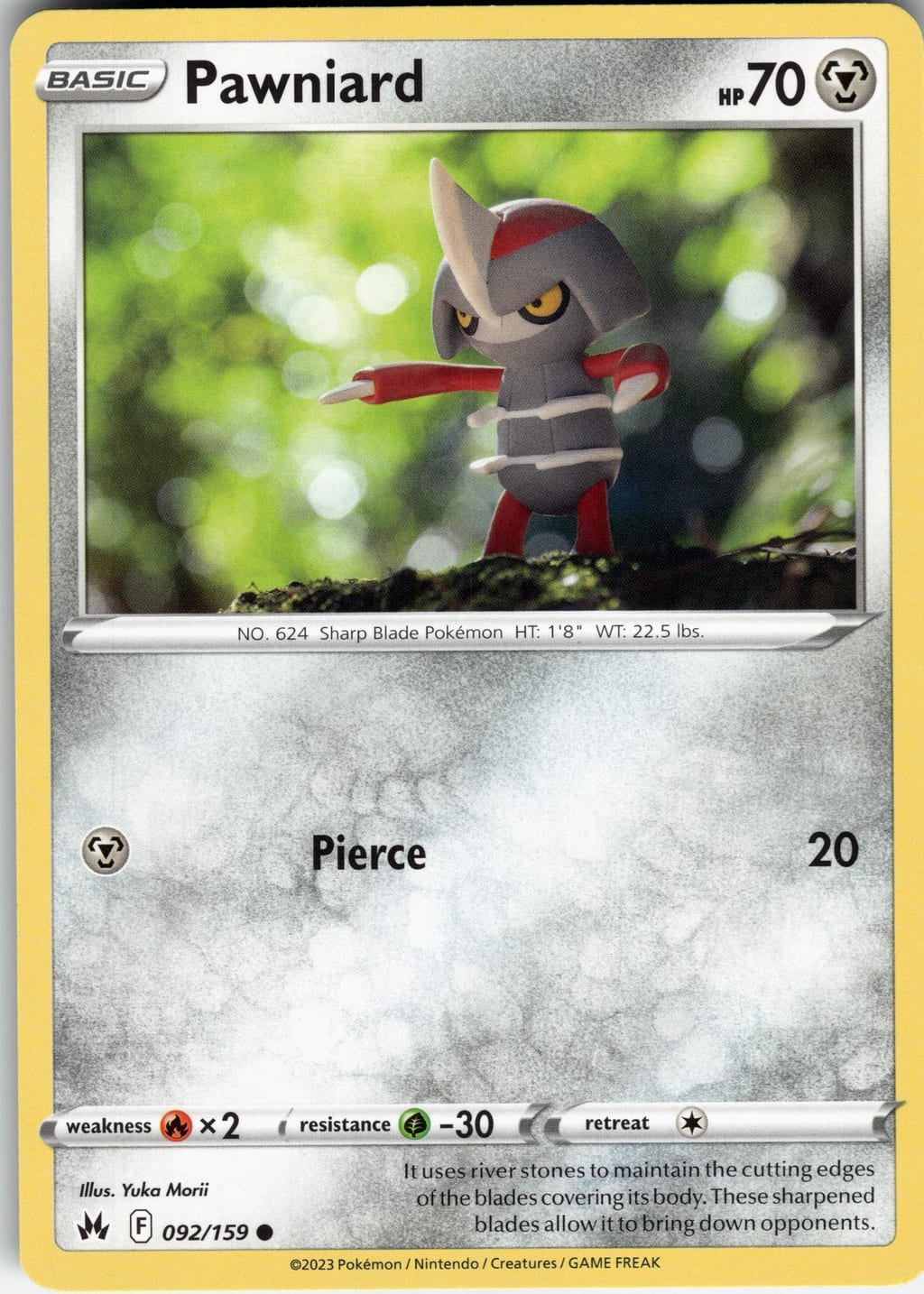 Pawniard Common Paldea Evolved 092/159 NM