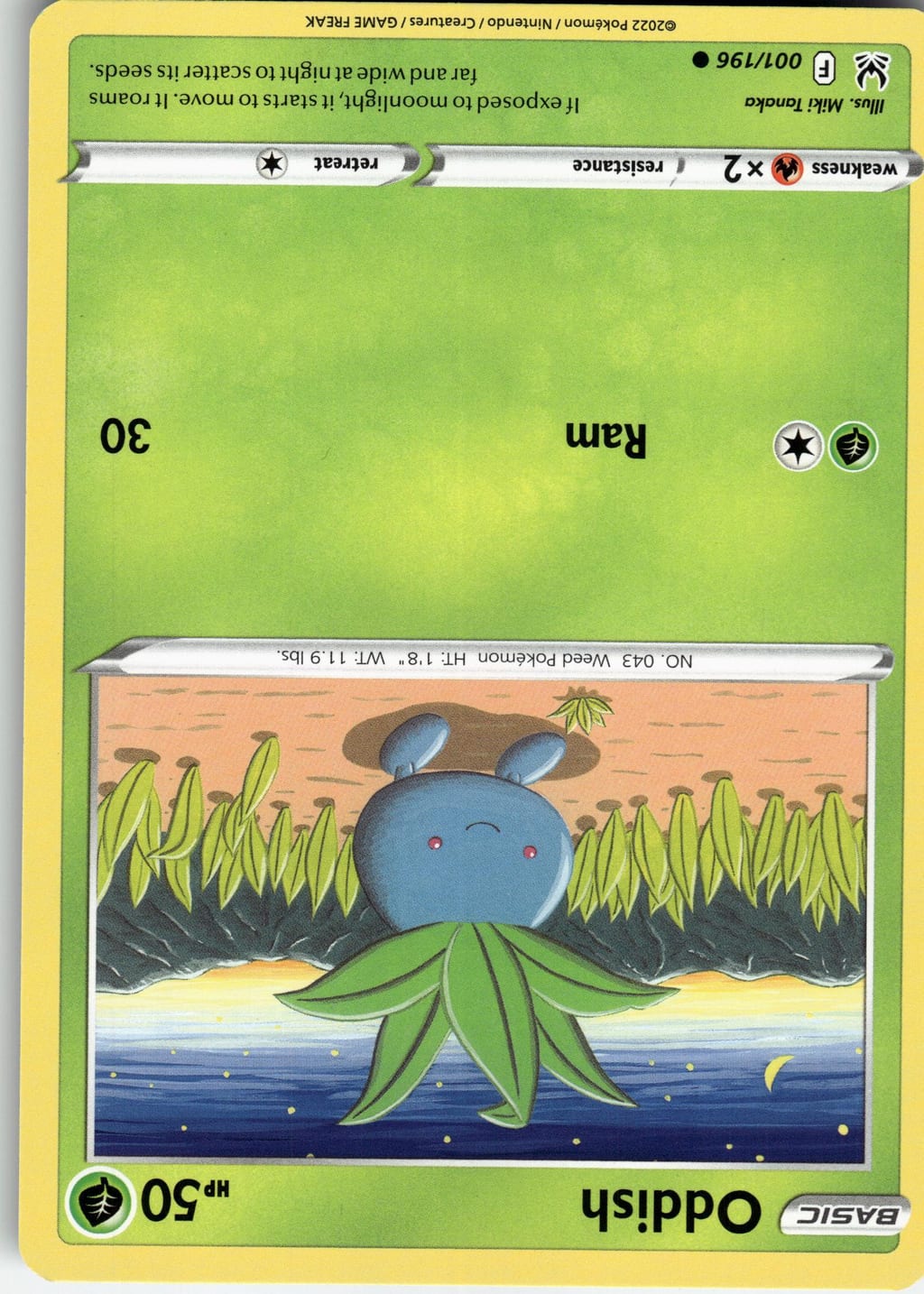 Oddish Common Lost Origin 007/196 NM