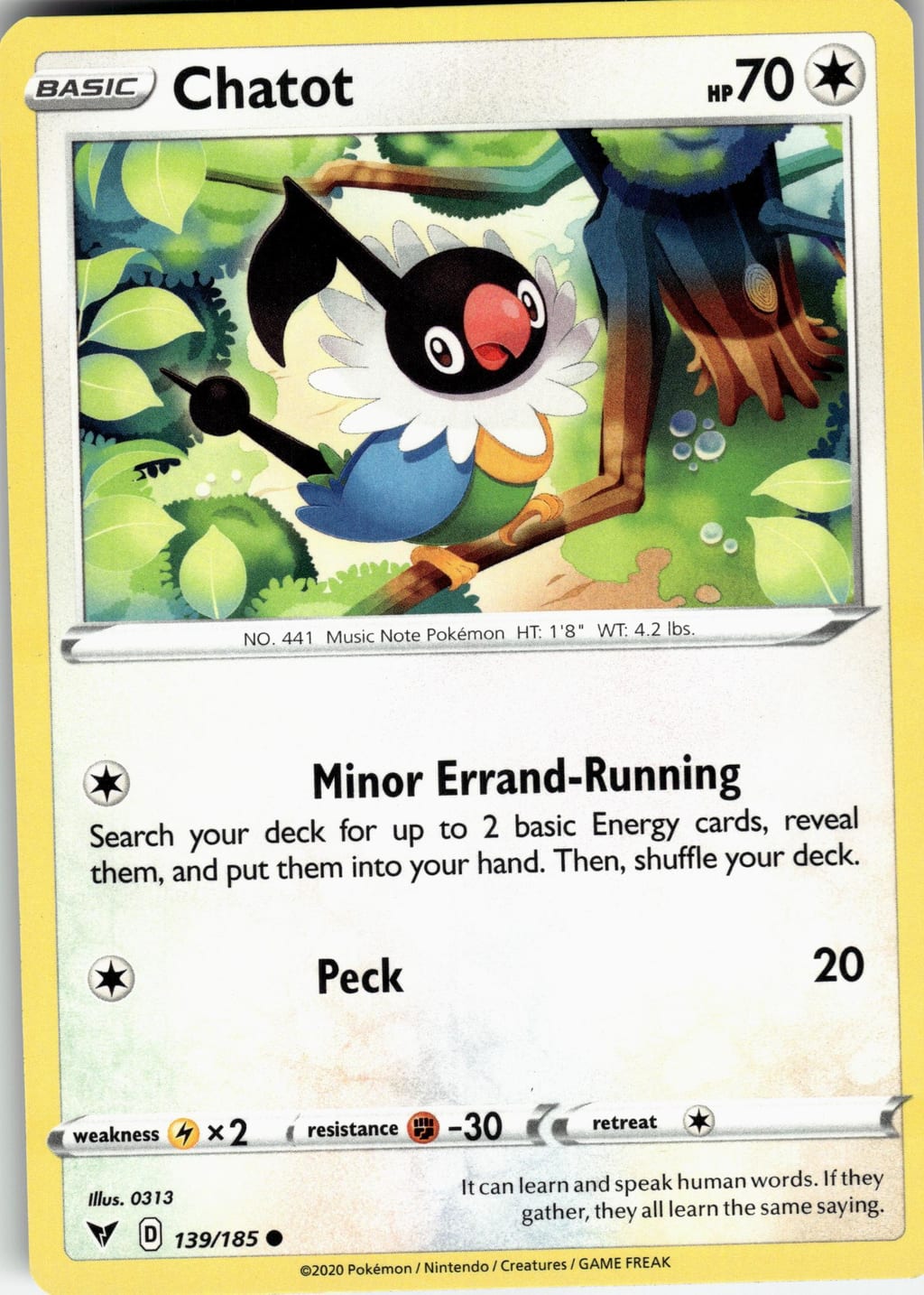 Chatot Common Vivid Voltage 139/185 NM